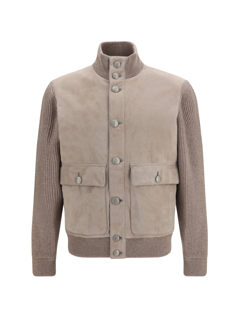 Brunello Cucinelli Brunello Cucinelli Suede Jacket - World Class Fashion