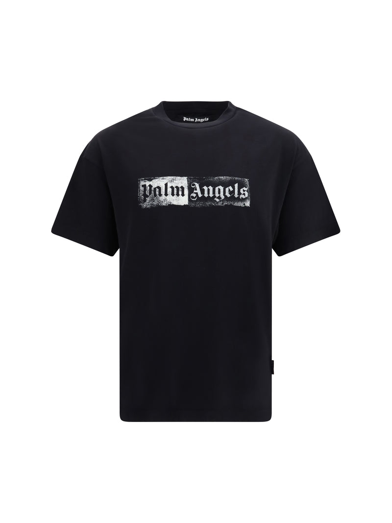 Palm Angels Palm Angels Stamp T-shirt Black-Off White - World Class Fashion