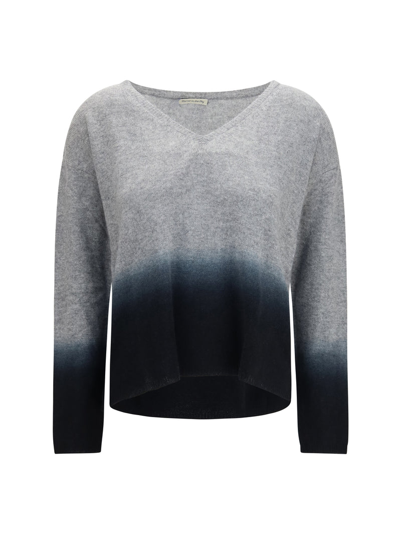 Mirror In The Sky Mirror In The Sky V-neck Sweater Husky & Black - World Class Fashion