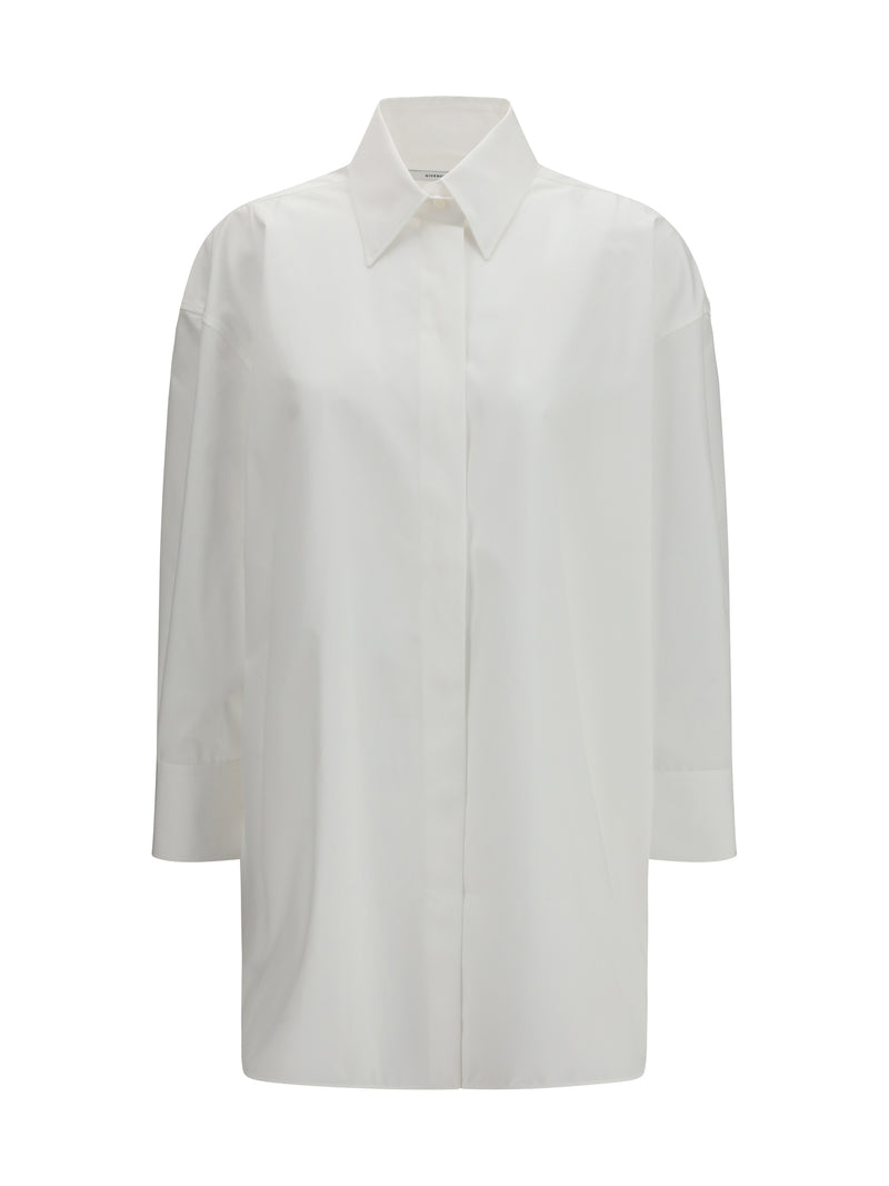 Givenchy Givenchy Backless Cotton Shirt White - World Class Fashion