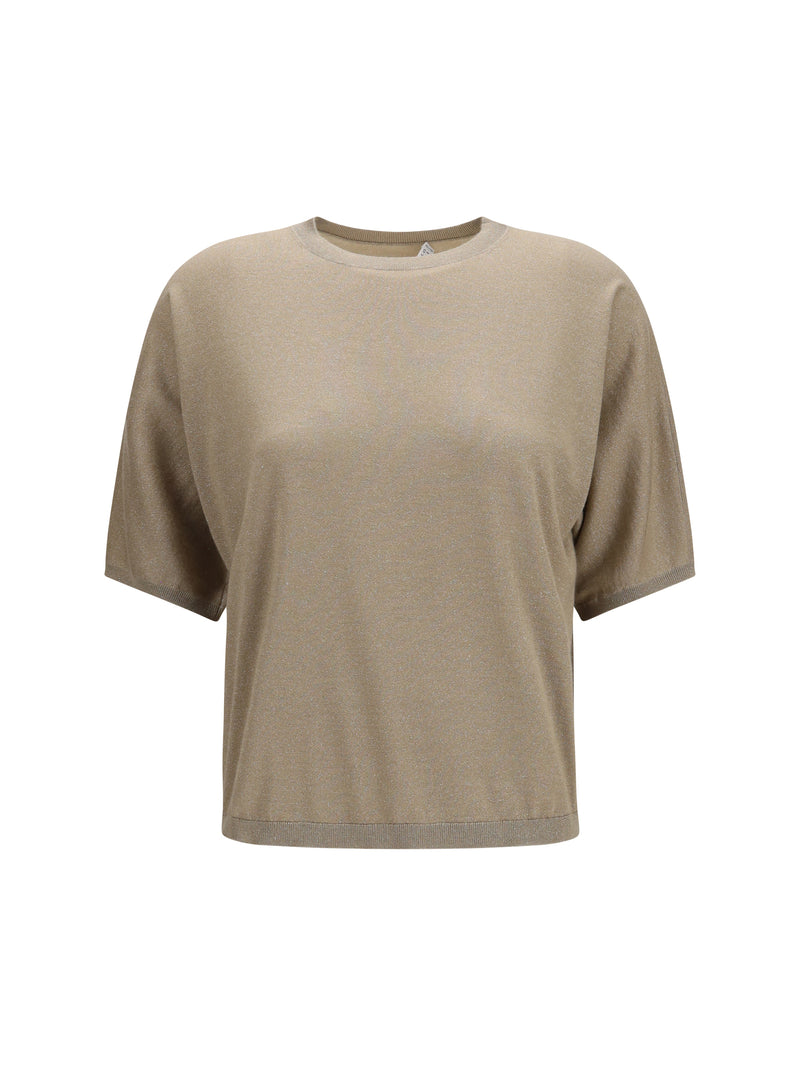 Brunello Cucinelli Brunello Cucinelli Cashmere Silk Sweater Brown Women - World Class Fashion