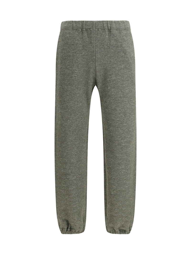 Loro Piana Loro Piana Cotton and Linen Sweatpants Lush Lagoon Mel - World Class Fashion
