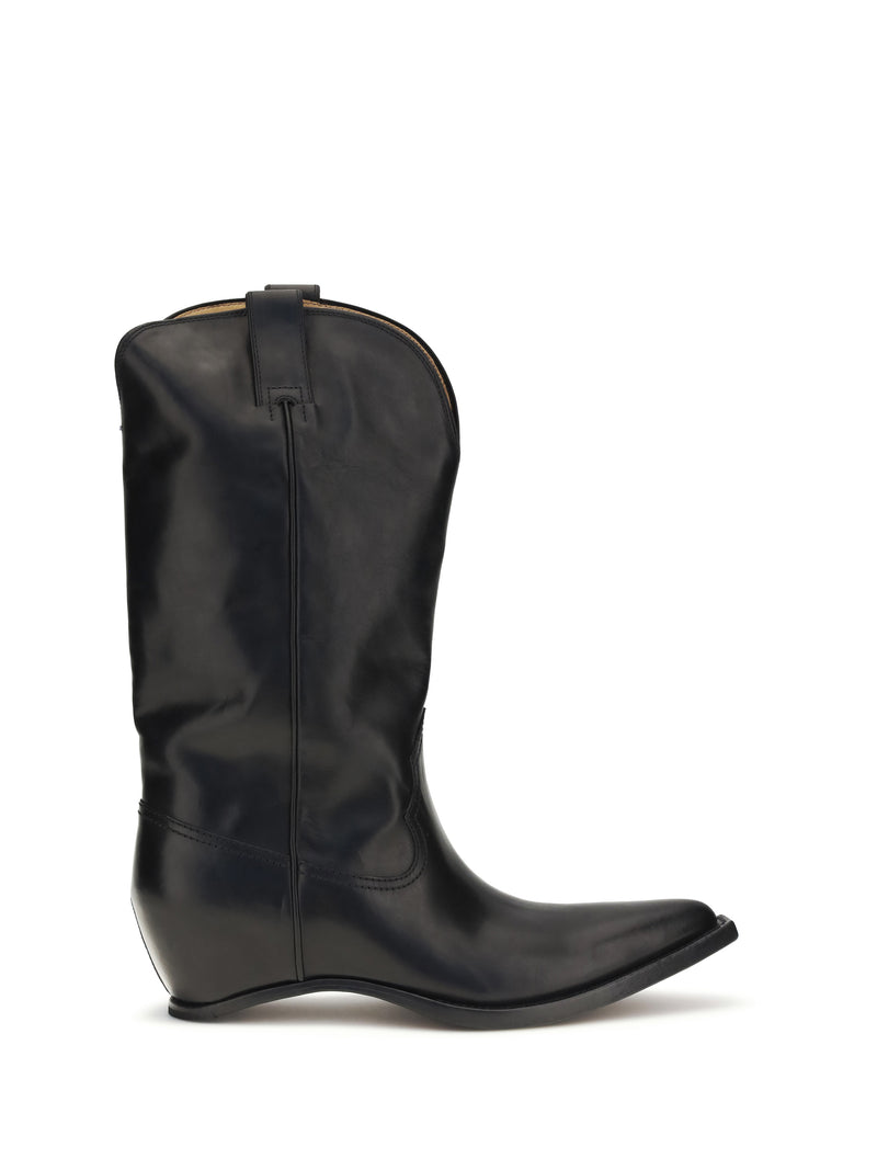 Margiela Margiela Heel-less Western Boots Black Men - World Class Fashion