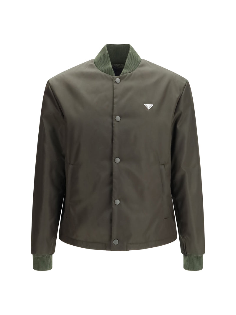Prada Prada Nylon Bomber Jacket Mimetico - World Class Fashion
