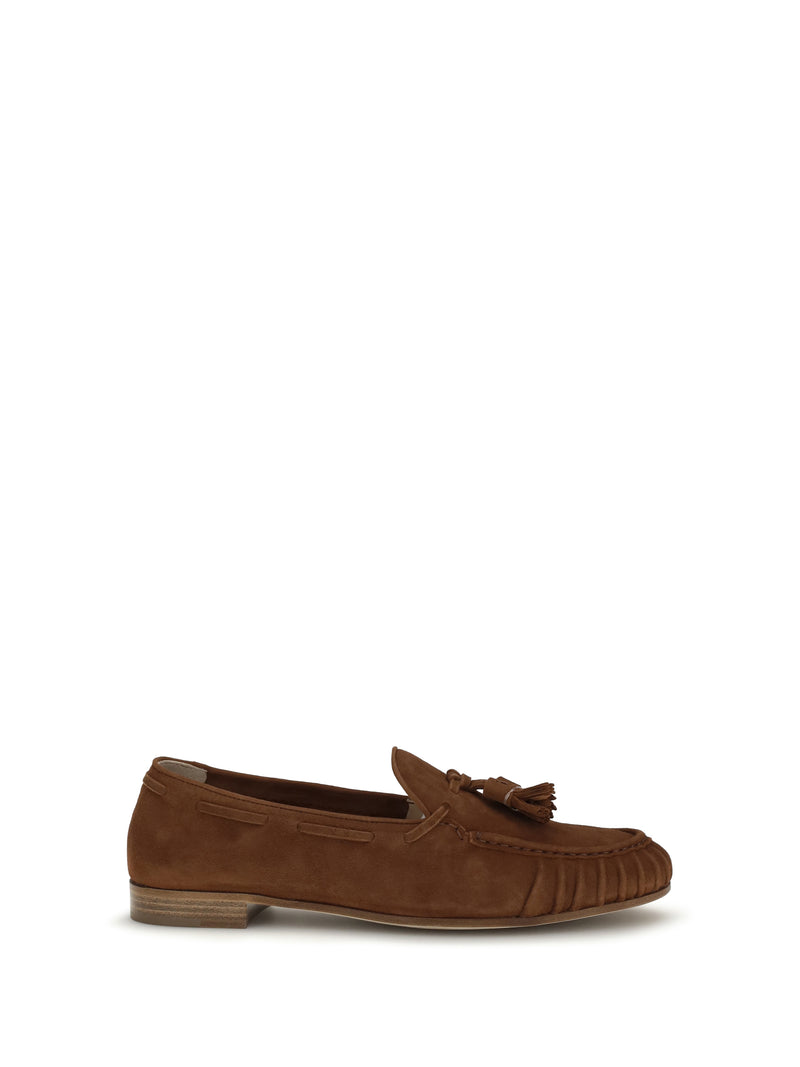 Fratelli Rossetti Fratelli Rossetti Brera Suede Loafers Mandorla - World Class Fashion