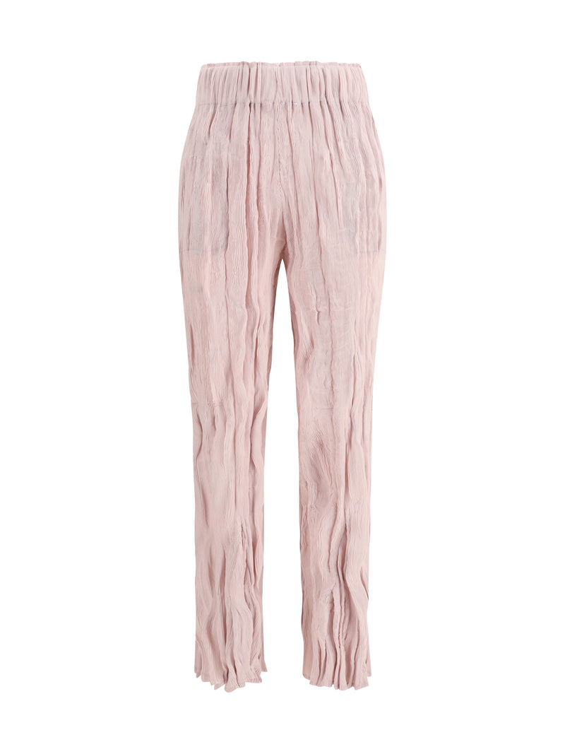 Gongdid Design Gongdid Design Flared Wave Pants Pink - World Class Fashion