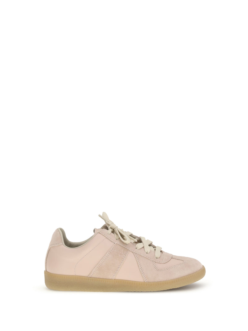 Margiela Margiela Leather Sneakers Almond Peach Women - World Class Fashion