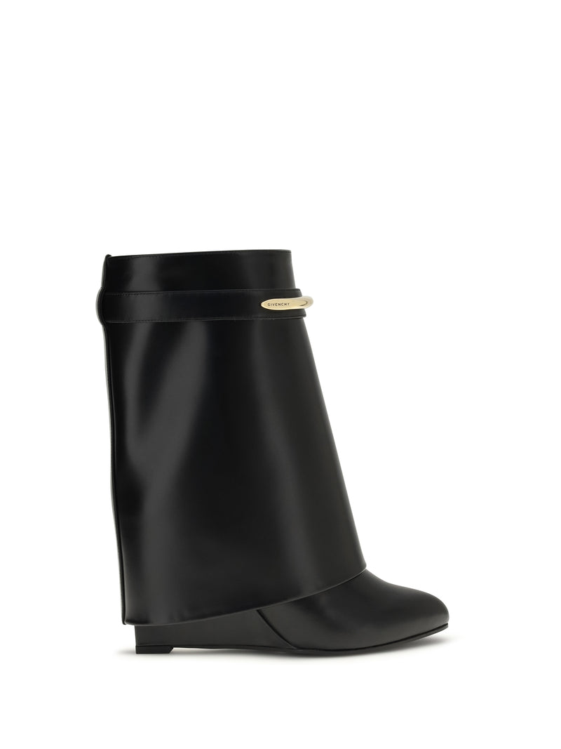 Givenchy Botines Givenchy Shark de piel negros para mujer - World Class Fashion