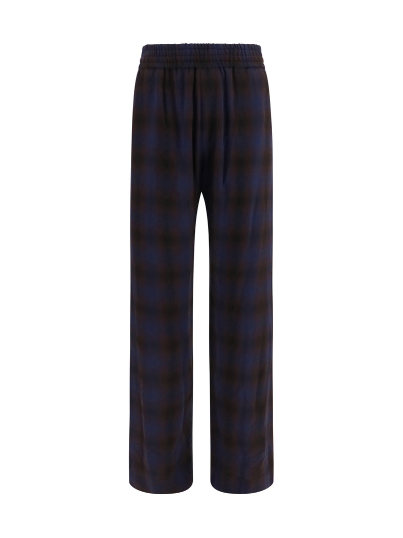 Dries Van Noten Dries Van Noten Checked Trousers - World Class Fashion