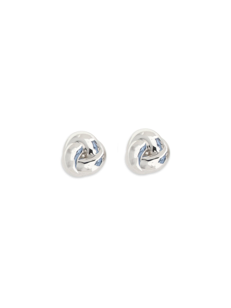 Self-portrait Self-portrait Silver Knot Earrings - World Class Fashion