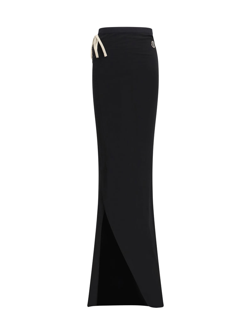 Moncler + Rick Owens Moncler + Rick Owens Long Skirt Black Women - World Class Fashion