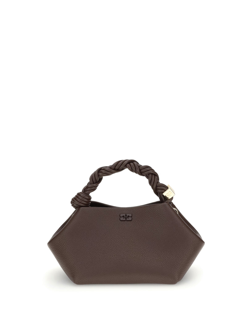 Ganni Bolso de mano pequeño Ganni Bou Chicory Coffee - World Class Fashion