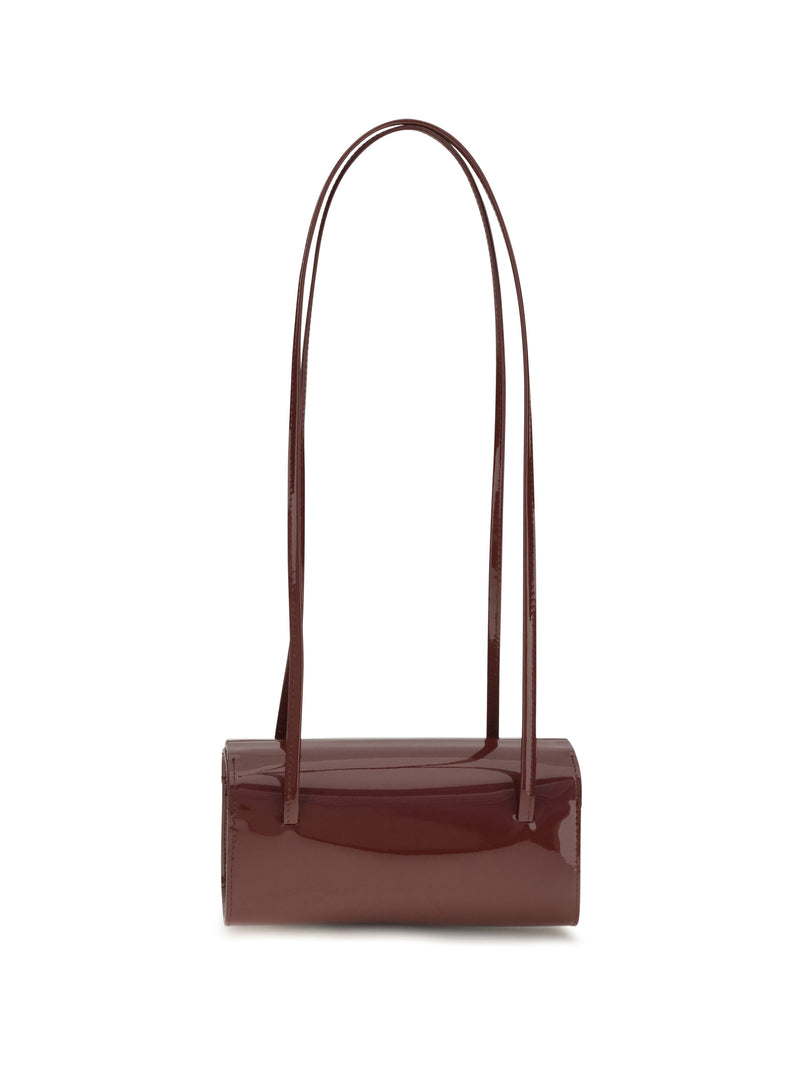 Fane Fane Mie Brushed Leather Shoulder Bag Coulis - World Class Fashion