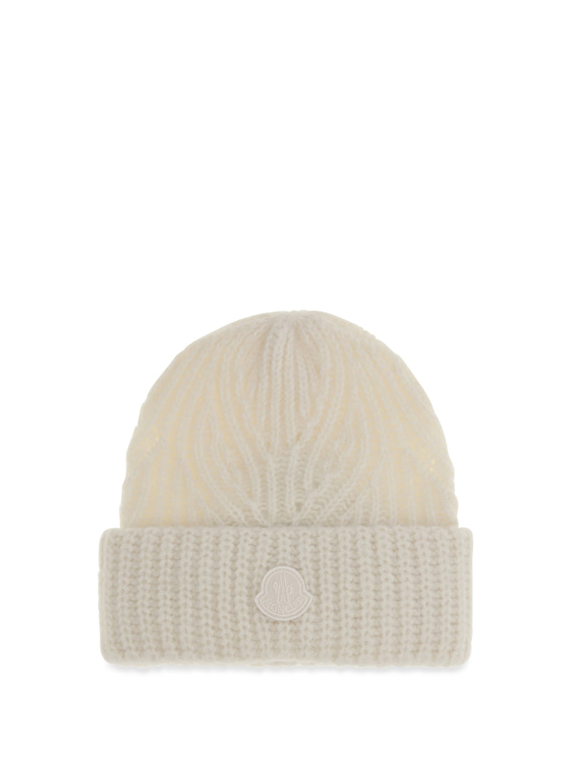 Moncler Moncler Alpaca-blend Cable-knit Beanie Natural - World Class Fashion