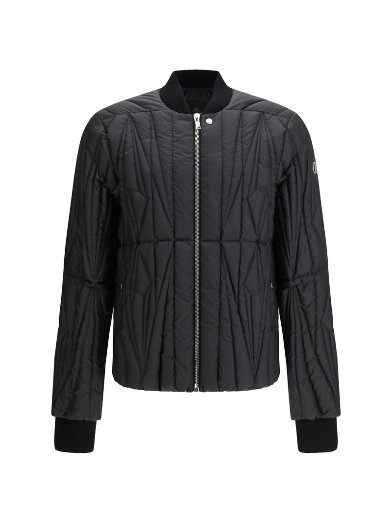 Moncler + Rick Owens Moncler + Rick Owens Geocamo Flight Down Jacket Black - World Class Fashion
