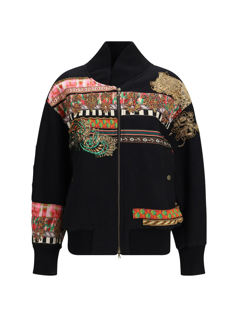 Dries Van Noten Dries Van Noten Embroidered Beaded Jacket Black - World Class Fashion
