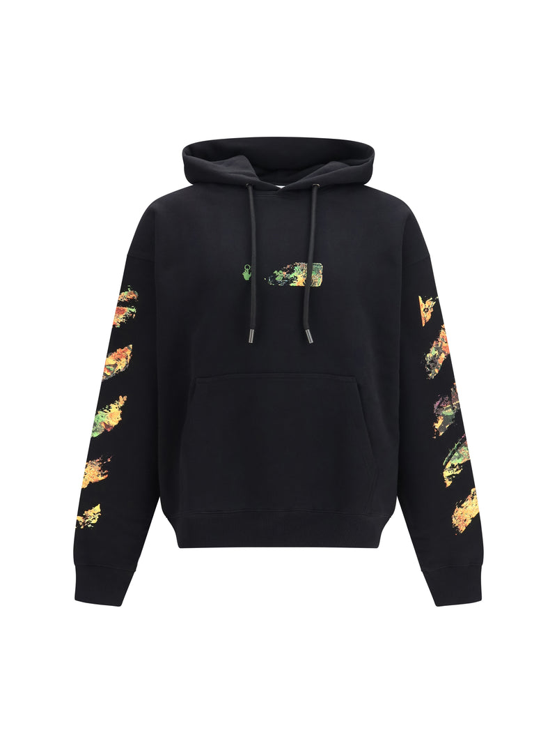 Off-white Off-White Spray Arrow Hoodie Black Men - World Class Fashion