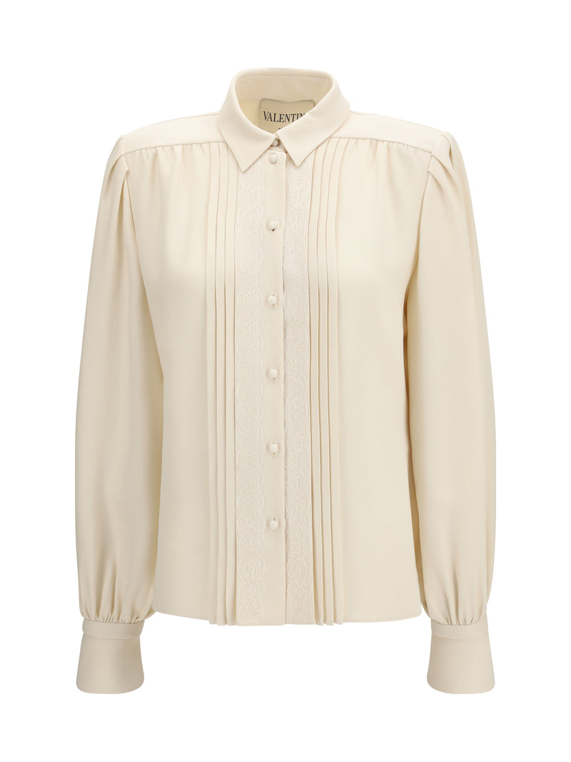 Valentino Valentino Cady Couture Shirt Vaniglia - World Class Fashion