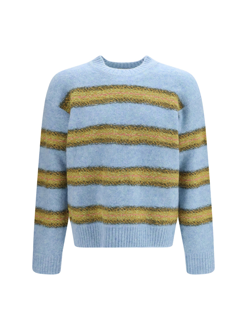 Dries Van Noten Dries Van Noten Striped Crewneck Sweater - World Class Fashion