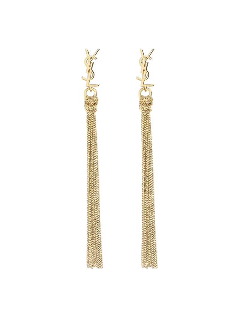 Saint Laurent Saint Laurent Bo Pompons Chaines Brass Metal - World Class Fashion
