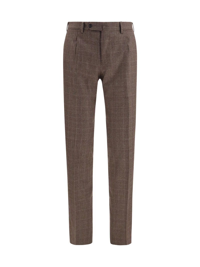 Germano Germano Tailored Pants Checkered Men - World Class Fashion