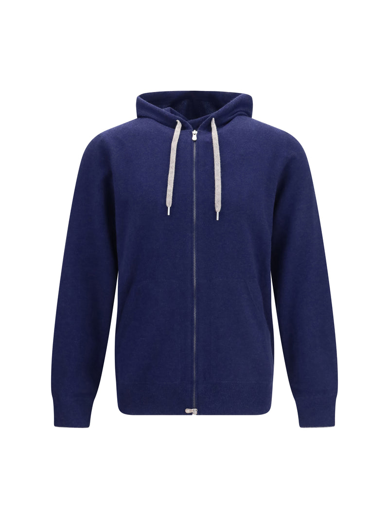 Brunello Cucinelli Brunello Cucinelli Cashmere Zip-up Hoodie - World Class Fashion