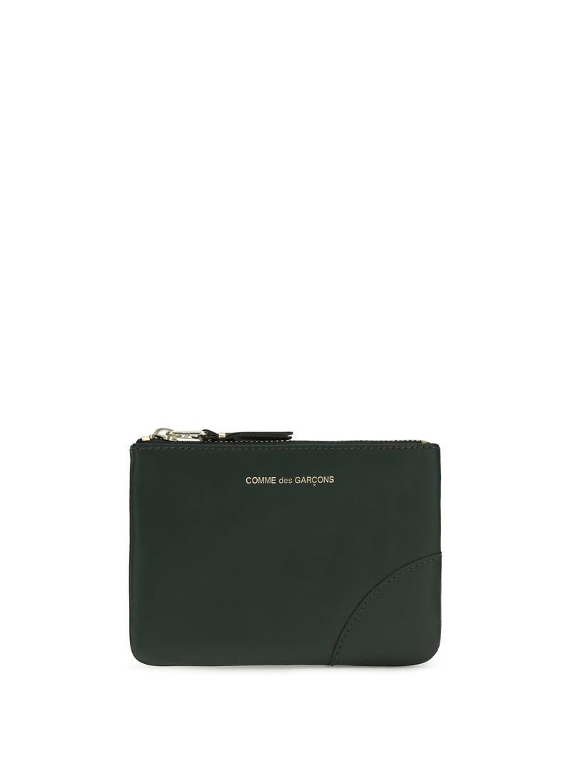 Comme Des Garçons Comme Des Garçons Leather Coin Purse Bottle Green - World Class Fashion