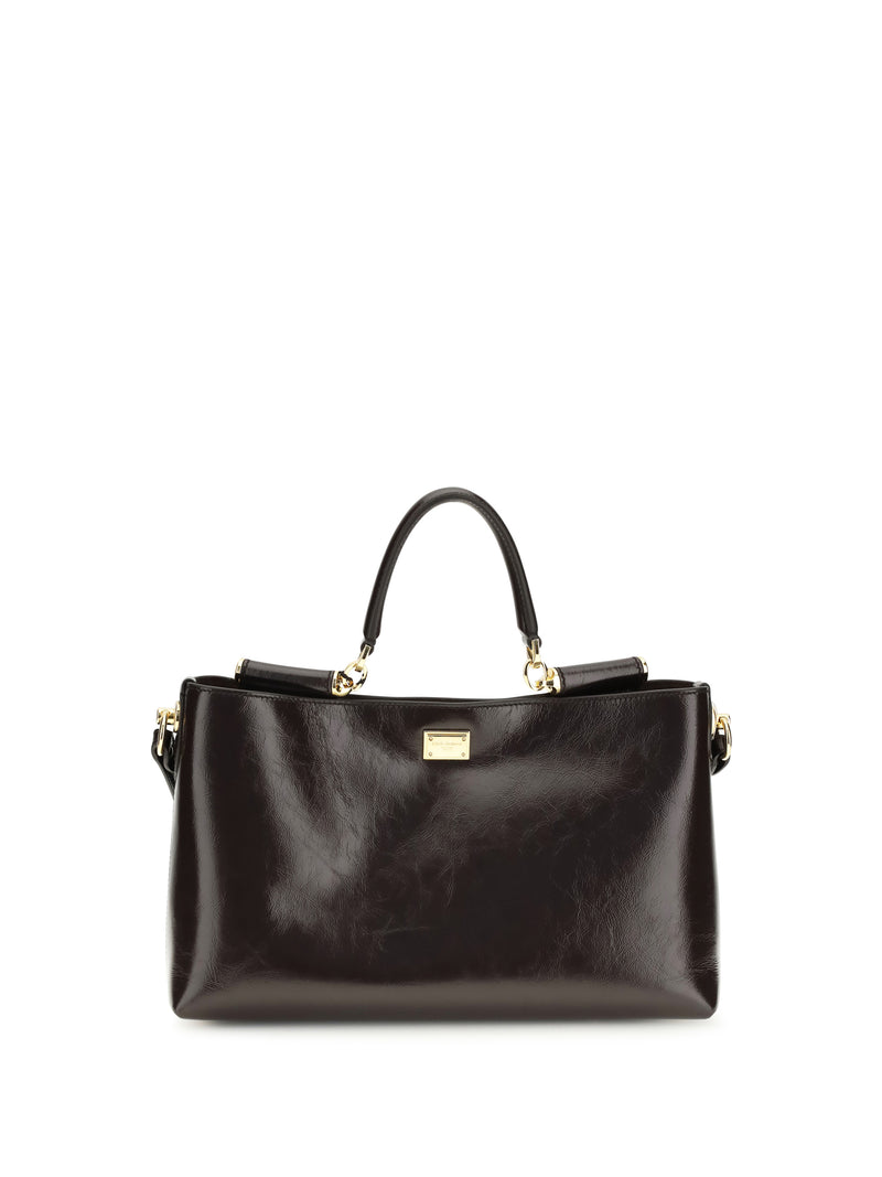 Dolce & Gabbana Dolce & Gabbana Vittoria Medium Handbag Cioccolato - World Class Fashion