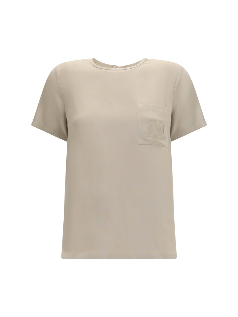 Max Mara Max Mara Pagano Silk T-shirt - World Class Fashion