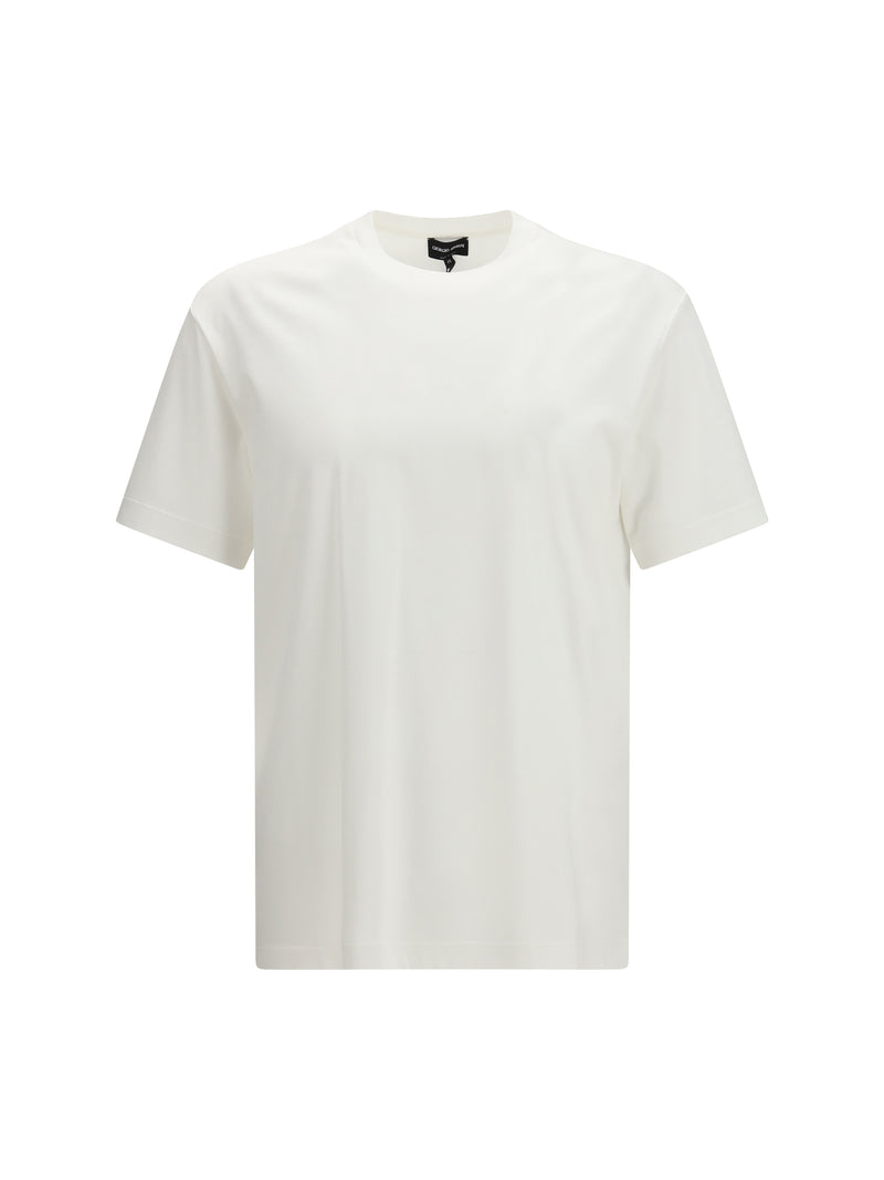 Giorgio Armani Giorgio Armani Cotton T-shirt Optical White - World Class Fashion