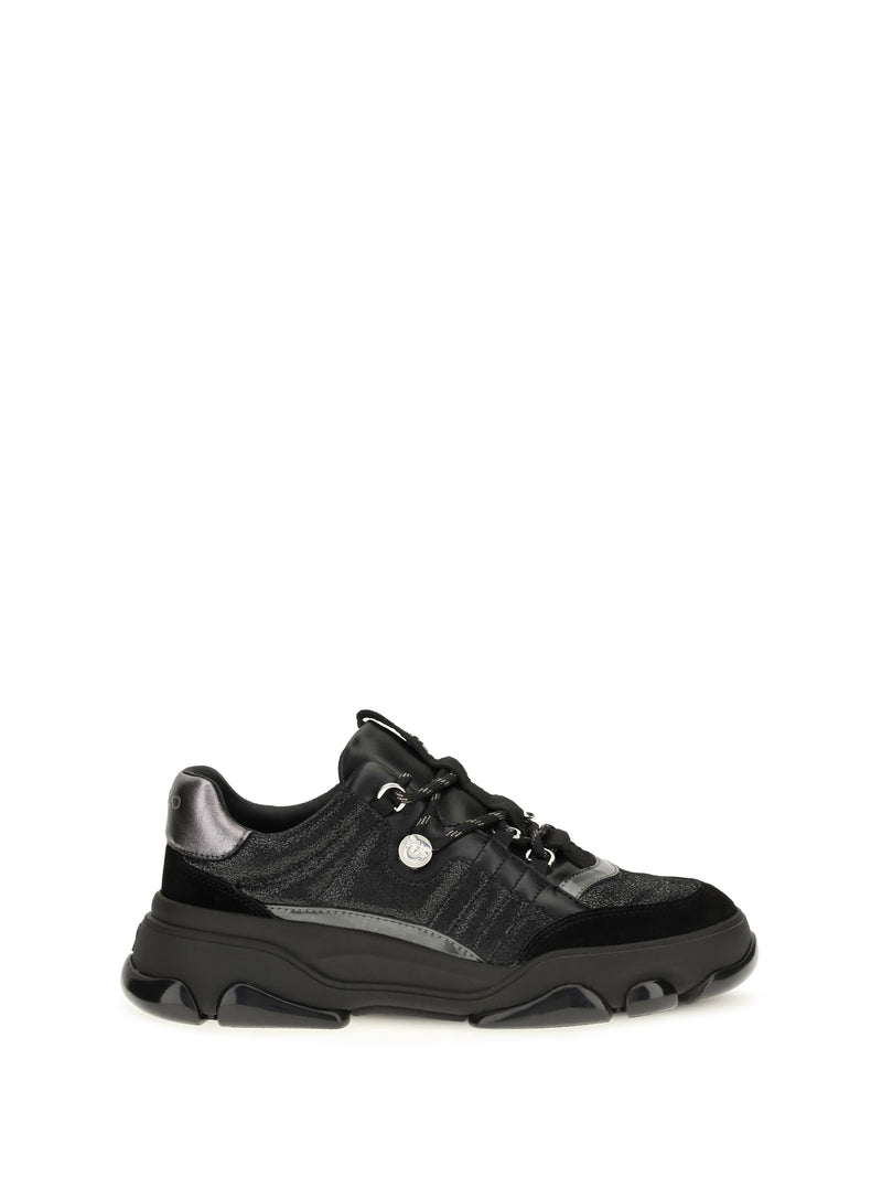 Pinko Pinko Athena Suede Sneakers Black - World Class Fashion