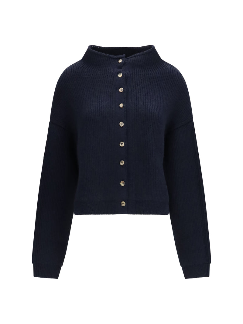 Khaite Khaite Marjorie Cardigan Deep Navy - World Class Fashion