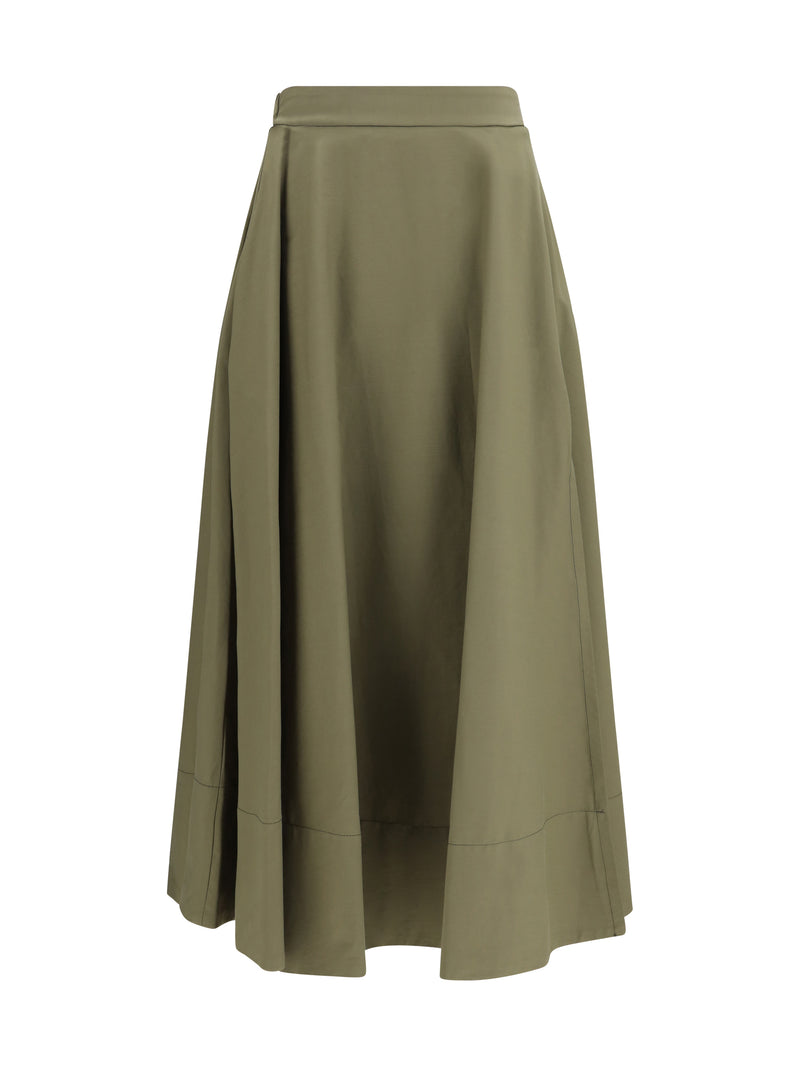 Cruna Cruna Long Full Skirt Verde Women - World Class Fashion