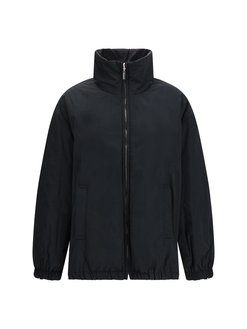 Max Mara The Cube Max Mara The Cube Reversible Padded Bomber In Radzmir And Water Repellent Canvas - World Class Fashion