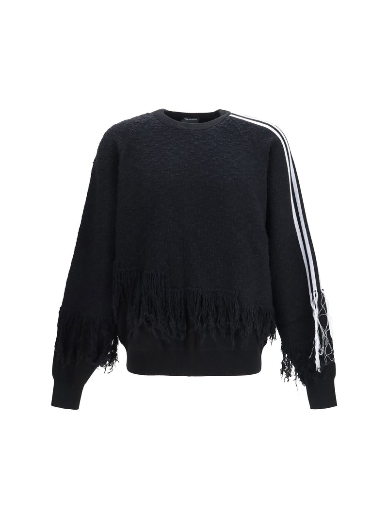 Y-3 Y-3 Fringed Sweater Black Men - World Class Fashion