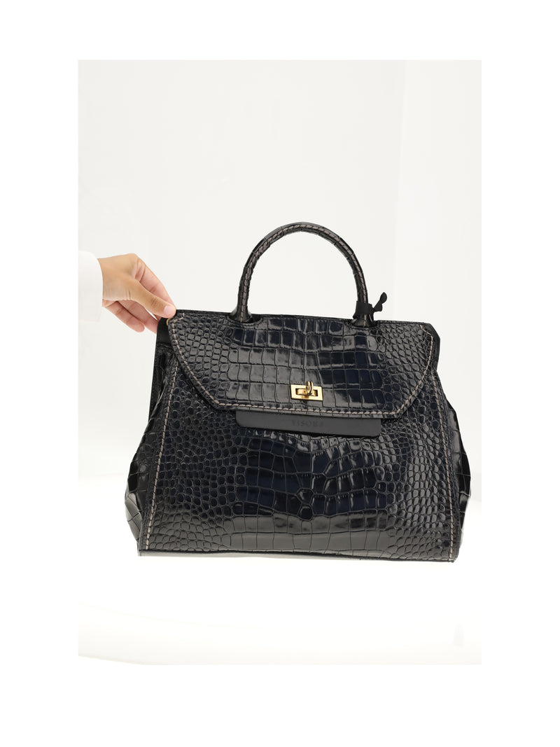 Visonà Visonà Bengala Shoulder Bag Nero - World Class Fashion