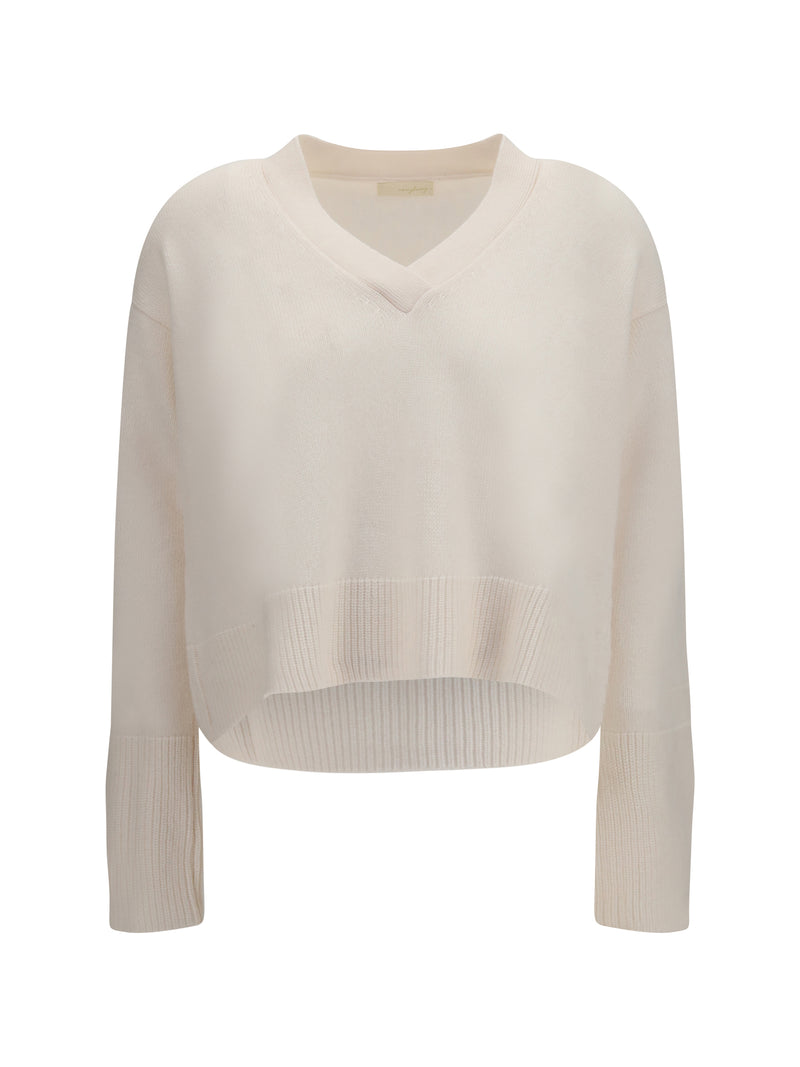 Verybusy Verybusy Cashmere V-neck Sweater Lily - World Class Fashion