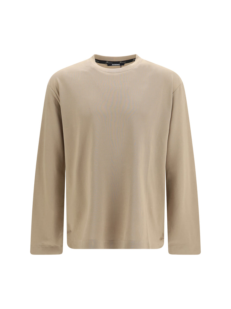 Jacquemus Jacquemus Rond Carré Long-sleeve T-shirt Beige - World Class Fashion