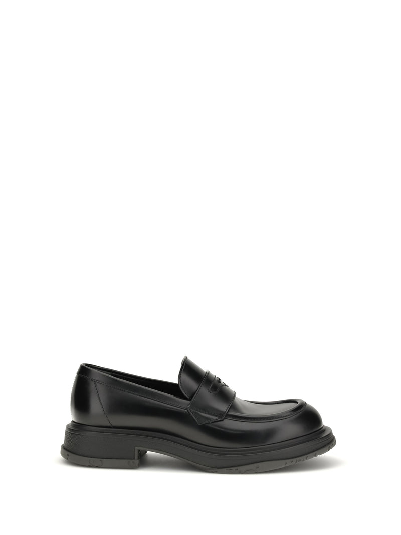 Gucci Gucci Logo Leather Loafers Black Men - World Class Fashion