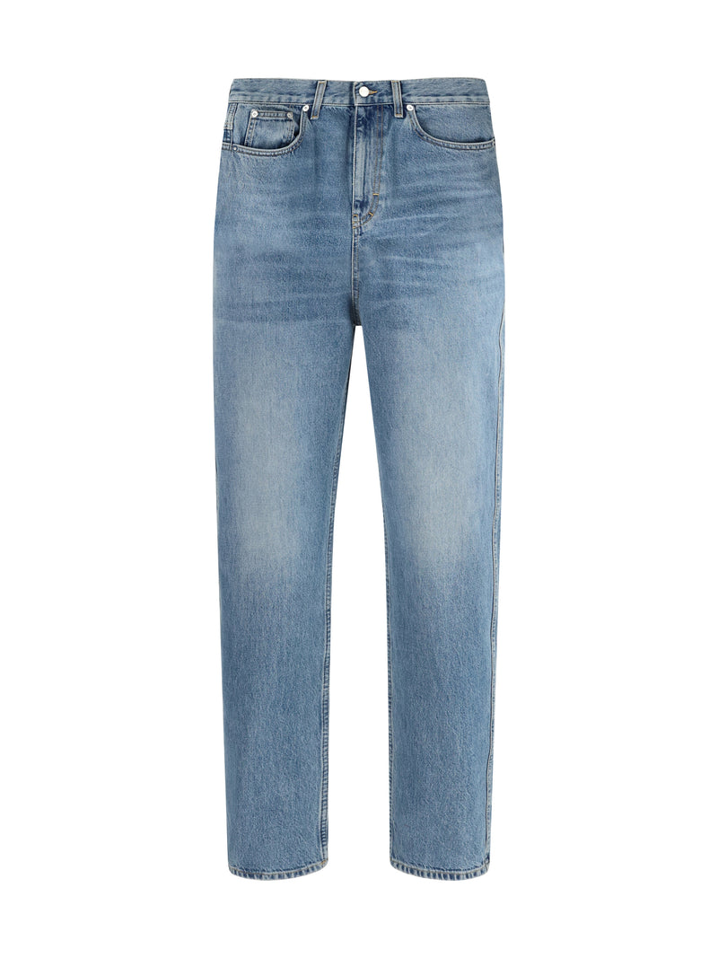 Gucci Gucci Slim-fit Cotton Denim Jeans Light Blue - World Class Fashion