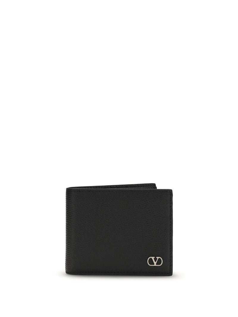 Valentino Garavani Valentino Garavani VLogo Signature Wallet Nero - World Class Fashion