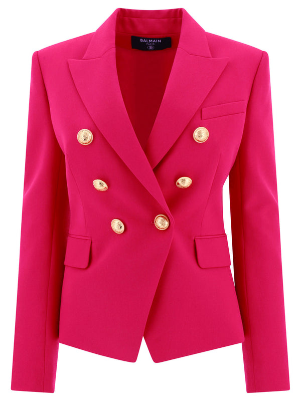 Balmain Double-breasted Wool Jacket
