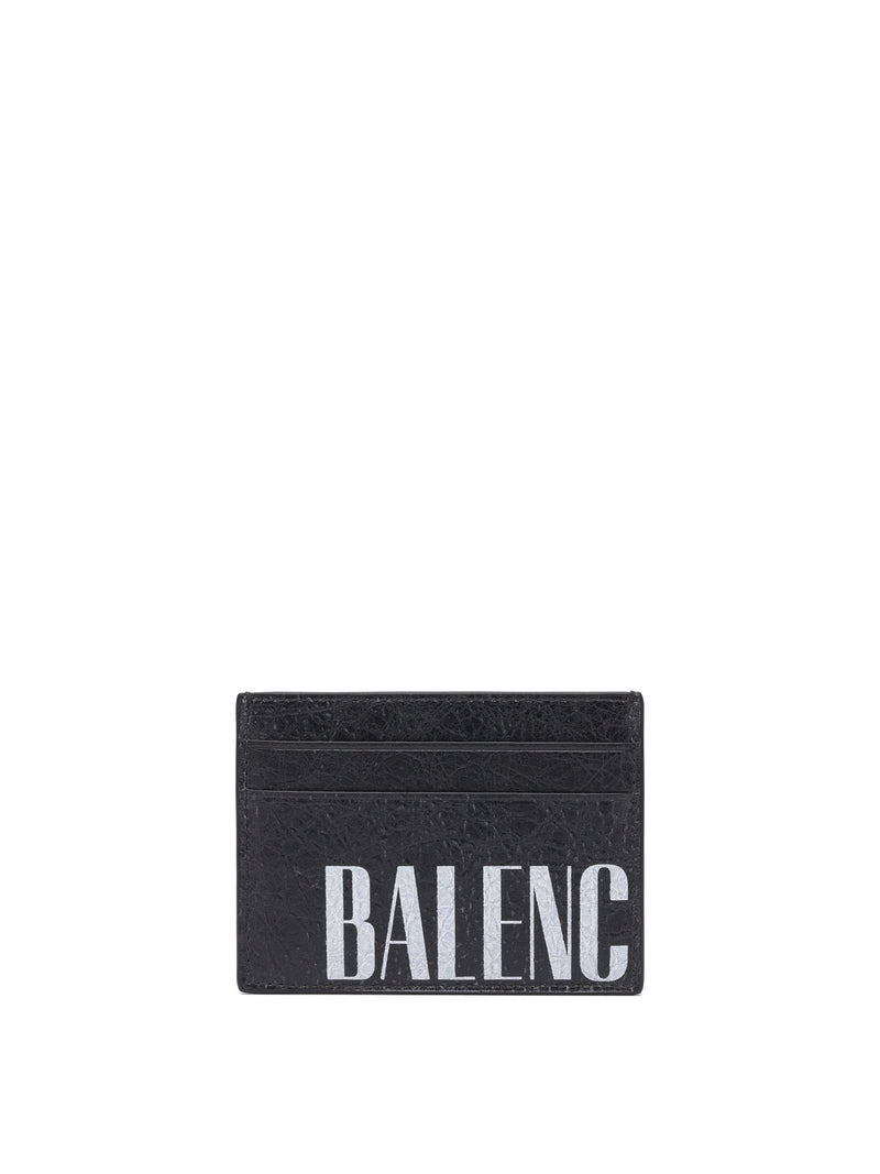 Balenciaga Balenciaga Leather Wallet Black Men - World Class Fashion