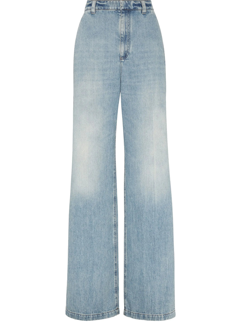 Brunello Cucinelli Brunello Cucinelli Slow Slung Jeans Light Blue - World Class Fashion