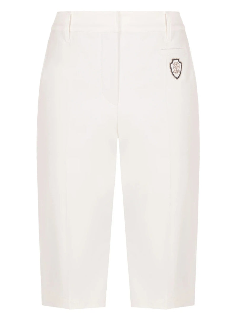 Brunello Cucinelli Brunello Cucinelli Cotton Pants White Women - World Class Fashion