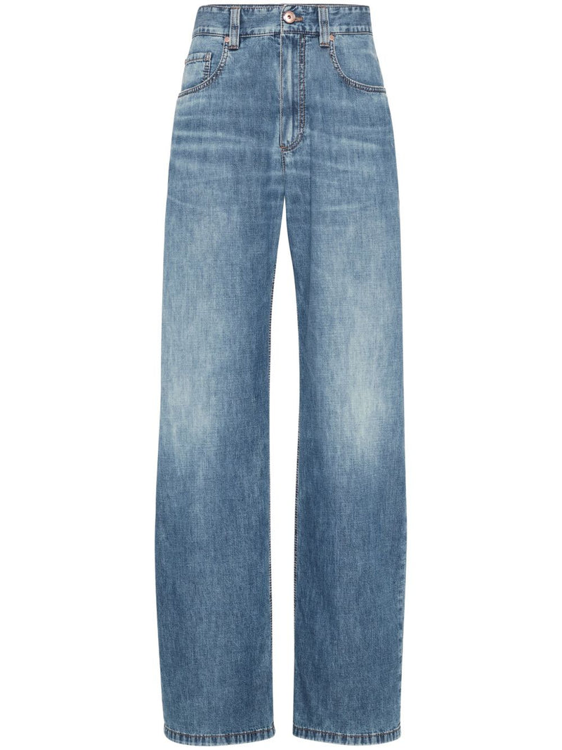 Brunello Cucinelli Brunello Cucinelli Contemporary Loose Jeans Blue - World Class Fashion