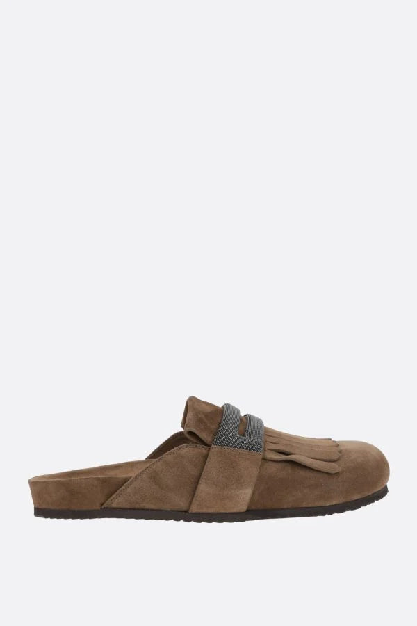 Brunello Cucinelli Brunello Cucinelli Suede Loafers Brown Women - World Class Fashion