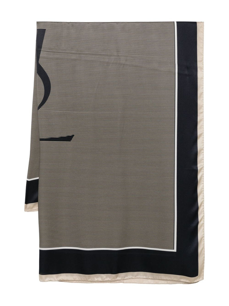 Saint Laurent Bufanda Saint Laurent Cassandre Azul - World Class Fashion