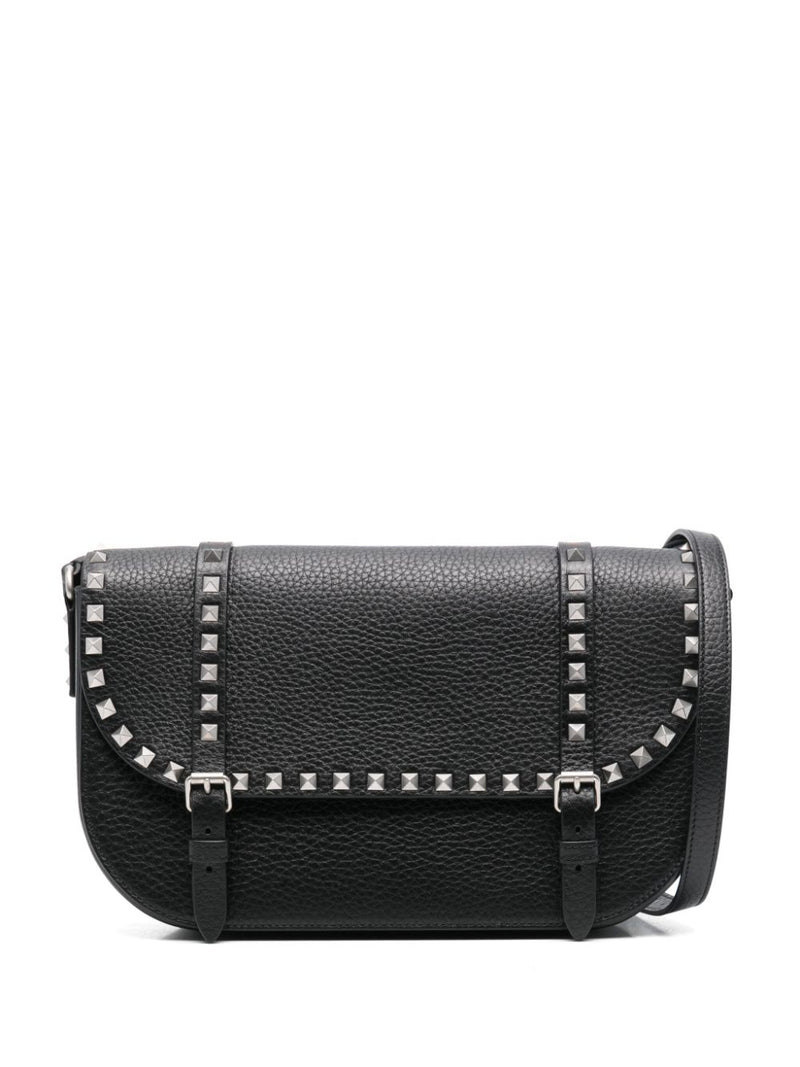 Valentino Garavani Bolso Messenger Valentino Garavani Rockstud Negro - World Class Fashion