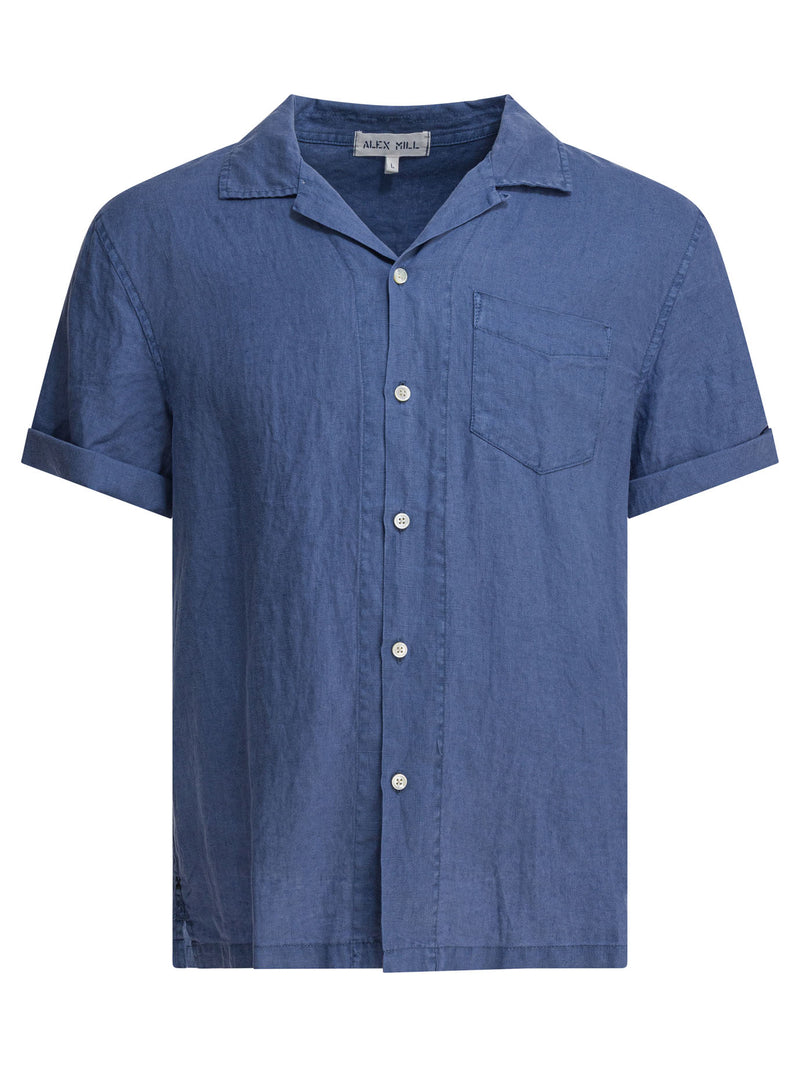 Alex Mill Alex Mill Camp Shirt Light Blue - World Class Fashion